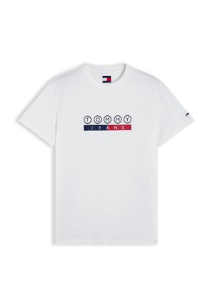 Tommy Jeans, DNA PLAY TEE - T-shirt imprimé - ecru