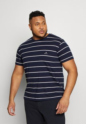 BRETON STRIPE - Triko s potiskem - evening blue