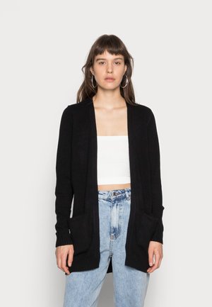 VIRIL OPEN NOOS - Kardigan - black