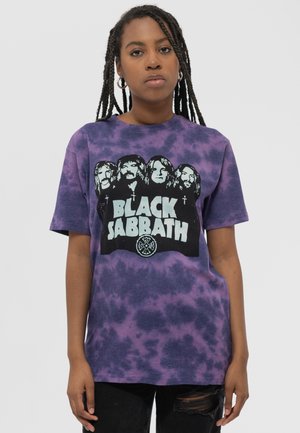 BLACK SABBATH BAND LOGO - Print T-shirt - purple