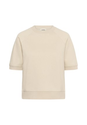 Soaked in Luxury, SLROLANDA SWEATSHIRT SS - T-shirt basique - oatmeal
