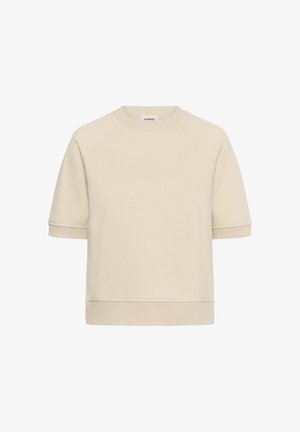 Soaked in Luxury, SLROLANDA SWEATSHIRT SS - T-shirt basique - oatmeal