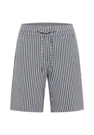 Cecil, WIDE-LEG SHORTS IN SEERSUCKER QUALITY - Shorts - universal blue