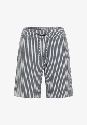 Cecil, WIDE-LEG SHORTS IN SEERSUCKER QUALITY - Shorts - universal blue