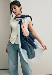 Next LIGHTWEIGHT - Sjal / Tørklæder - navy coastal floral