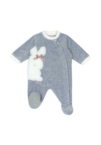 Grenouillère Bébé Chicco En Chenille Douce - Ouverture Entrejambe, Lavable Machine - Pour L'hiver, Mixte