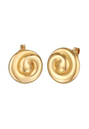 SPIRALE RUND KREIS  - Øreringe - gold-coloured