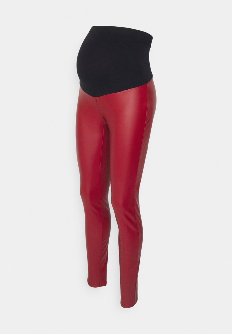 Pieces Maternity Legging bordeauxrood