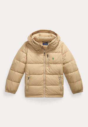 Polo Ralph Lauren RIPSTOP DOWN HOODED JACKET - Casaco de penas - vintage khaki