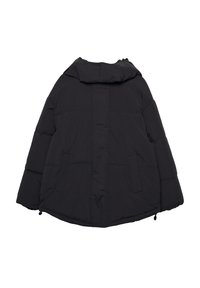 HOODED PUFFER - Zimný kabát - black