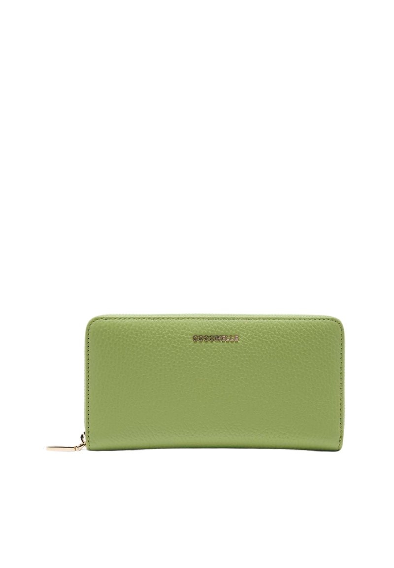 Coccinelle METALLIC SOFT - Portafoglio - guacamole