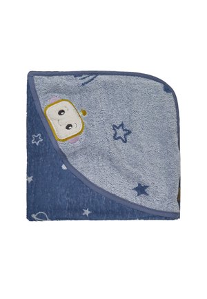 Sterntaler, KAPUZENBADETUCH 100X100CM WELTRAUM ROBOTER ROBBIE MIT APPLIKATION - Bath towel - jeans