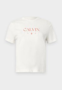 CONCEPT GRAPHIC TEE - T-shirts med print - white greige