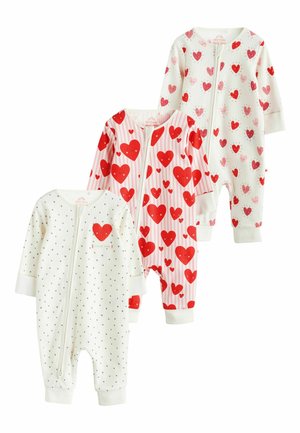 3 PACK - Strampler - red heart