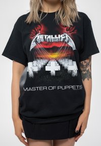 Paradiso Clothing METALLICA MASTER OF PUPPETS TRACKS UNISEX - Print T-shirt - black