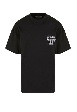Another Cotton Lab SUNDAY RUNNING CLUB - Print T-shirt - black