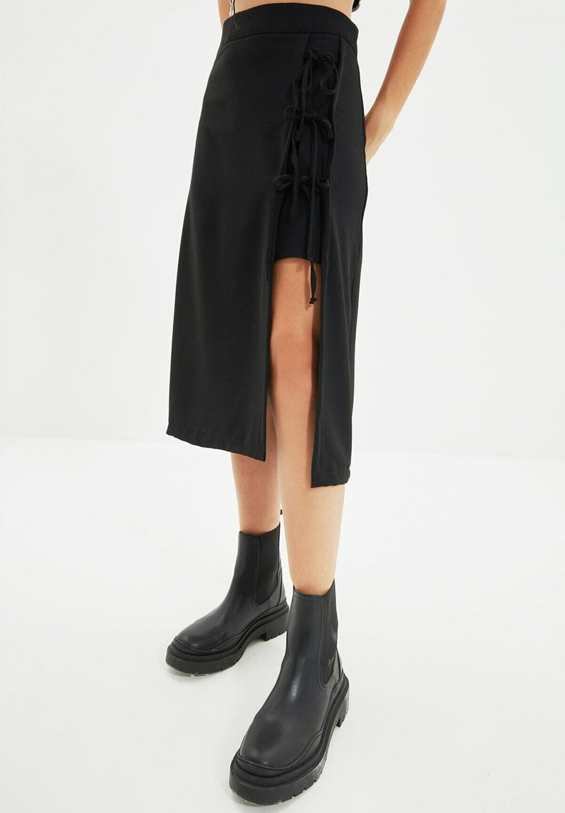 Damen Jeansröcke | Trendyol A-Linien-Rock black/schwarz - HY73647 Damen Jeansröcke | Trendyol A-Linien-Rock black/schwarz - HY73647