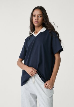 Stradivarius Polo shirt - dark blue