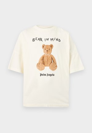 BEAR IN MIND TEE - Nyomott mintás póló - off white
