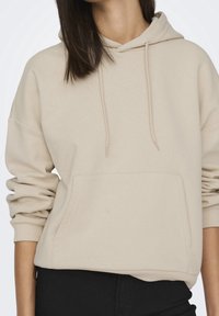 JDY Felpa con cappuccio - off-white