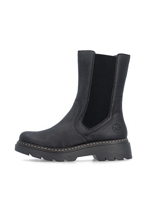 Rieker, RIEKER CHELSEA BOOTS 76780 - Plateaustiefelette - black