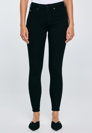 MELINDA HIGH WAIST - Vaqueros pitillo - kohlschwarz