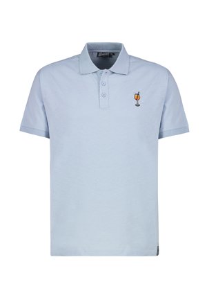 DESIGN MIT LOGO STICKEREI - Polo shirt - blau