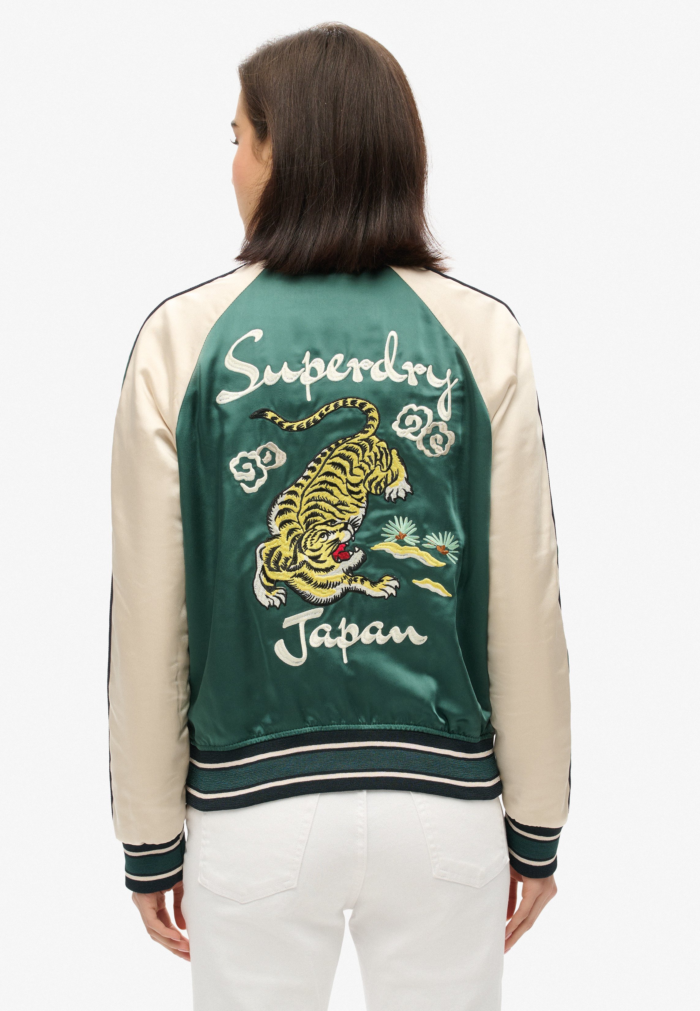 nnk❁ Superdry & Co SUKAJAN EMBROIDERED - Bomberjacks - pine green/groen
