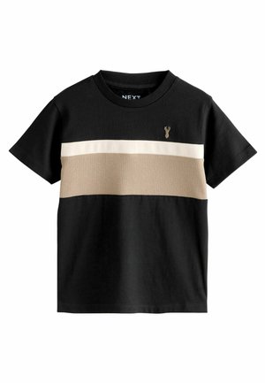 Next, NEXT COLOURBLOCK SHORT SLEEVE T-SHIRT (3-16YRS) - T-shirt print - black neutral