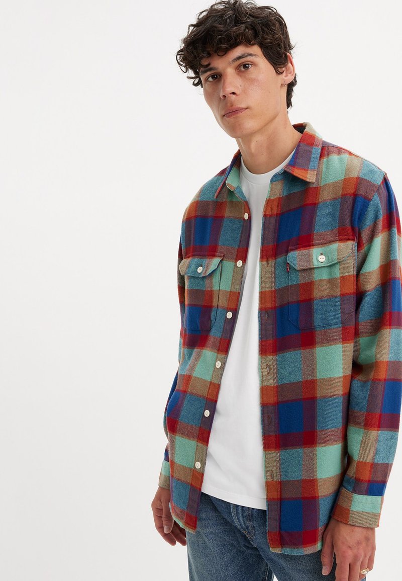 Levi's® - JACKSON WORKER - Pluus - larger chitaronne plaid/sun dried tomato, Suurenda