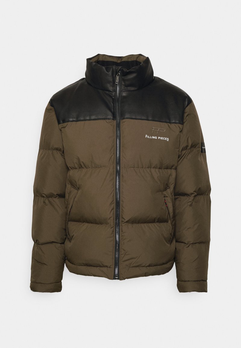 Filling Pieces Winterjas donkergroen Filling Pieces Winterjas donkergroen