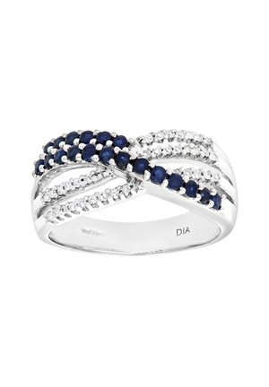 DIAMANT L'ÉTERNEL 9CT AND SAPPHIRE - Ring - white gold