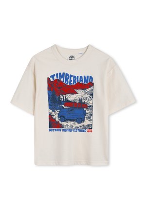 KURZÄRMELIGES  - T-shirt print - ivoire