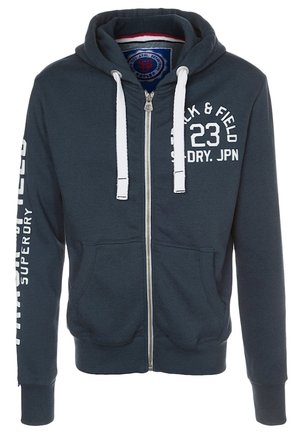 Sweater met rits - dark blue
