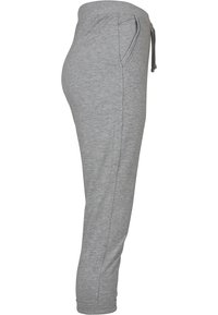 Urban Classics LADIES OPEN EDGE TERRY TURN UP PANTS - Joggebukse - grey