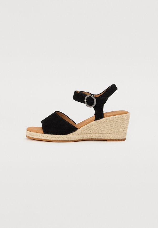 Wedge sandals - schwarz