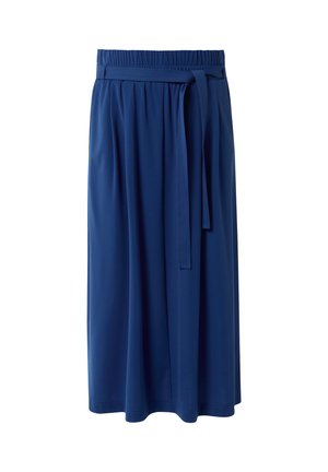 comma, UND GUMMIZUG - A-line skirt - dunkelblau