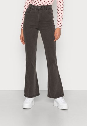 CARO FLARED JEANS - Flared jeans - grey
