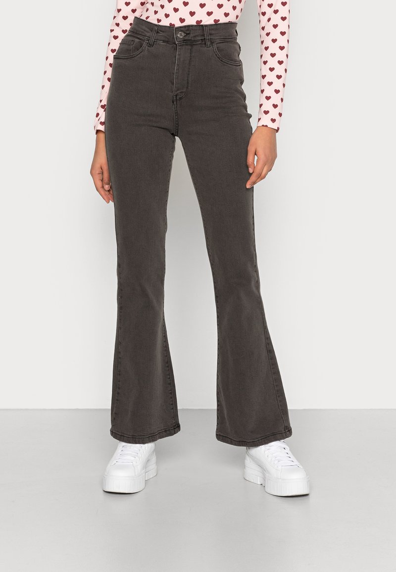 Denim Project CARO FLARED JEANS - Flared jeans - grey