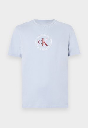 Calvin Klein Jeans, WORD CIRCLE - T-shirt con stampa - casual blue