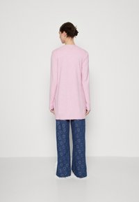 VILA VIRIL OPEN NOOS - Cardigan - pastel lavender light melange