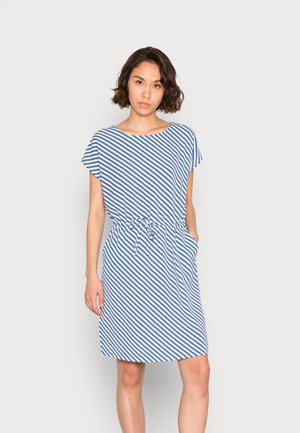 NOVA LUX CONNIE BALI DRESS - Vardagsklänning - eggnog bias stripe blue