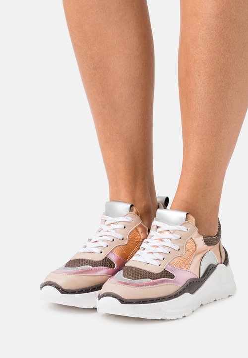 Alberto Guardiani DONNA - Sneaker low - orobianco/goldfarben - Zalando.ch