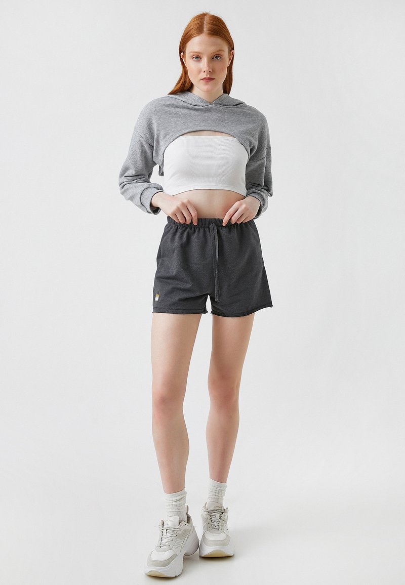 Damen Kleider | Koton Shorts anthracite/anthrazit - TP57440 Damen Kleider | Koton Shorts anthracite/anthrazit - TP57440