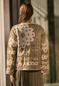 Next REGULAR FIT  - Giacca da mezza stagione - paisley ecru yellow print