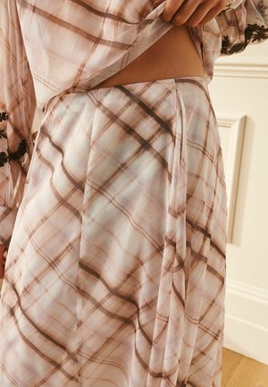 Laura Ashley, Maxirock - pink brown