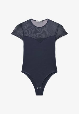 Terranova, PIZZO - T-shirt con stampa - blu scuro