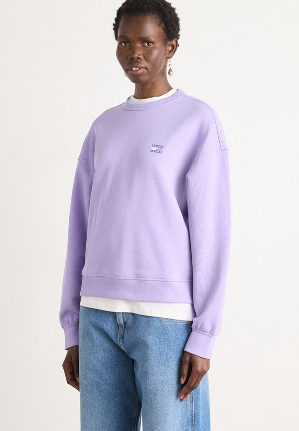 BADGE CREW - Sweatshirt - purple