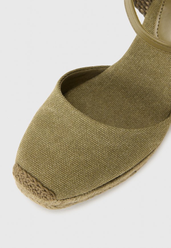 Wedge sandals - khaki3