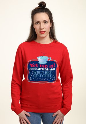 Henry Tiger ELF BEST COFFEE - Sweatshirt - red